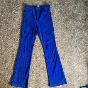 Urban Outfitters BDG brand high waisted corduroy flared leggings size w30 L34